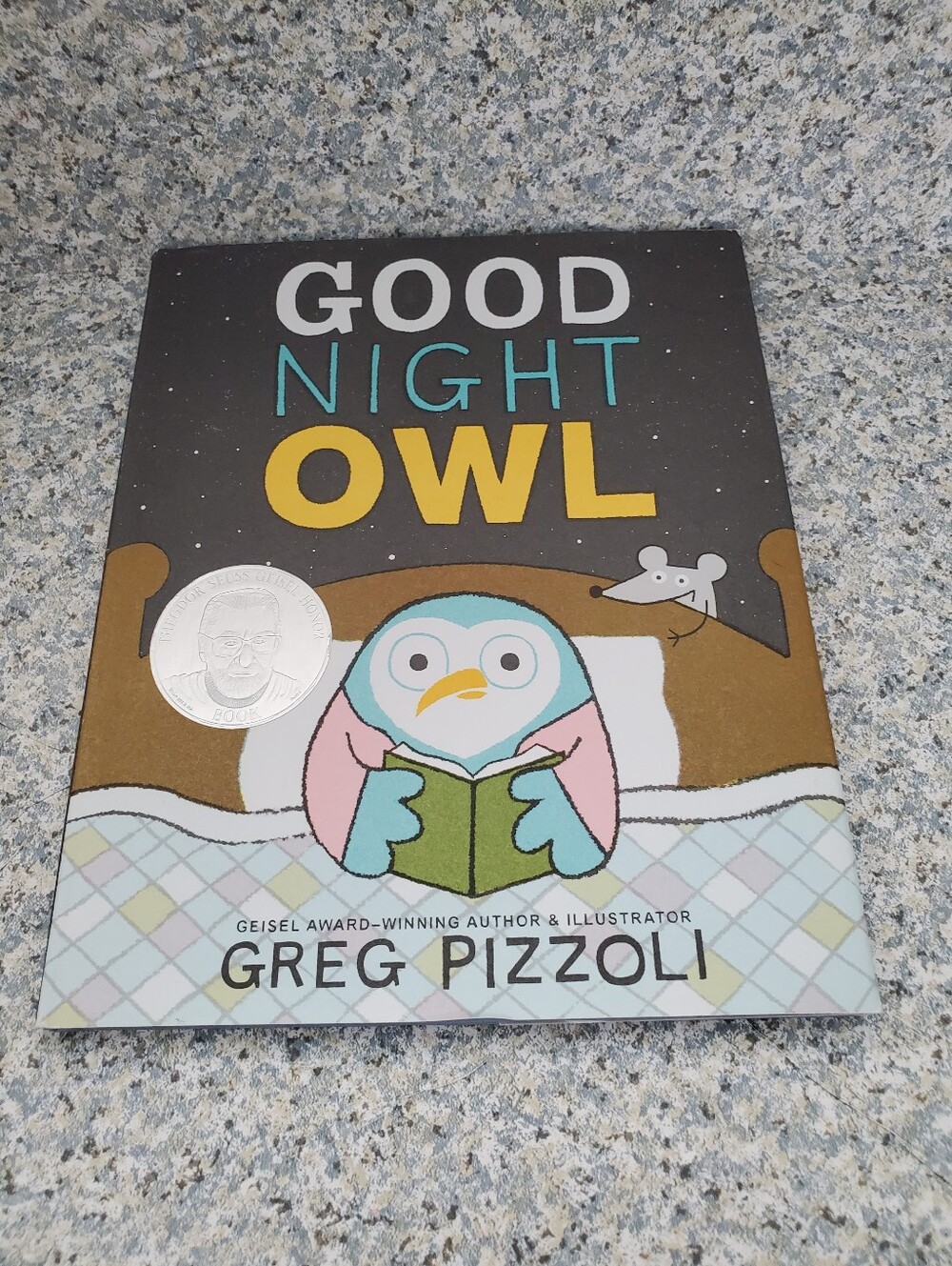 Good Night Owl By Greg Pizzoli Hardcover Preowned Author Signed